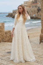 ⁦שמלת רקמה עלים⁩ – תמונה ⁦9⁩